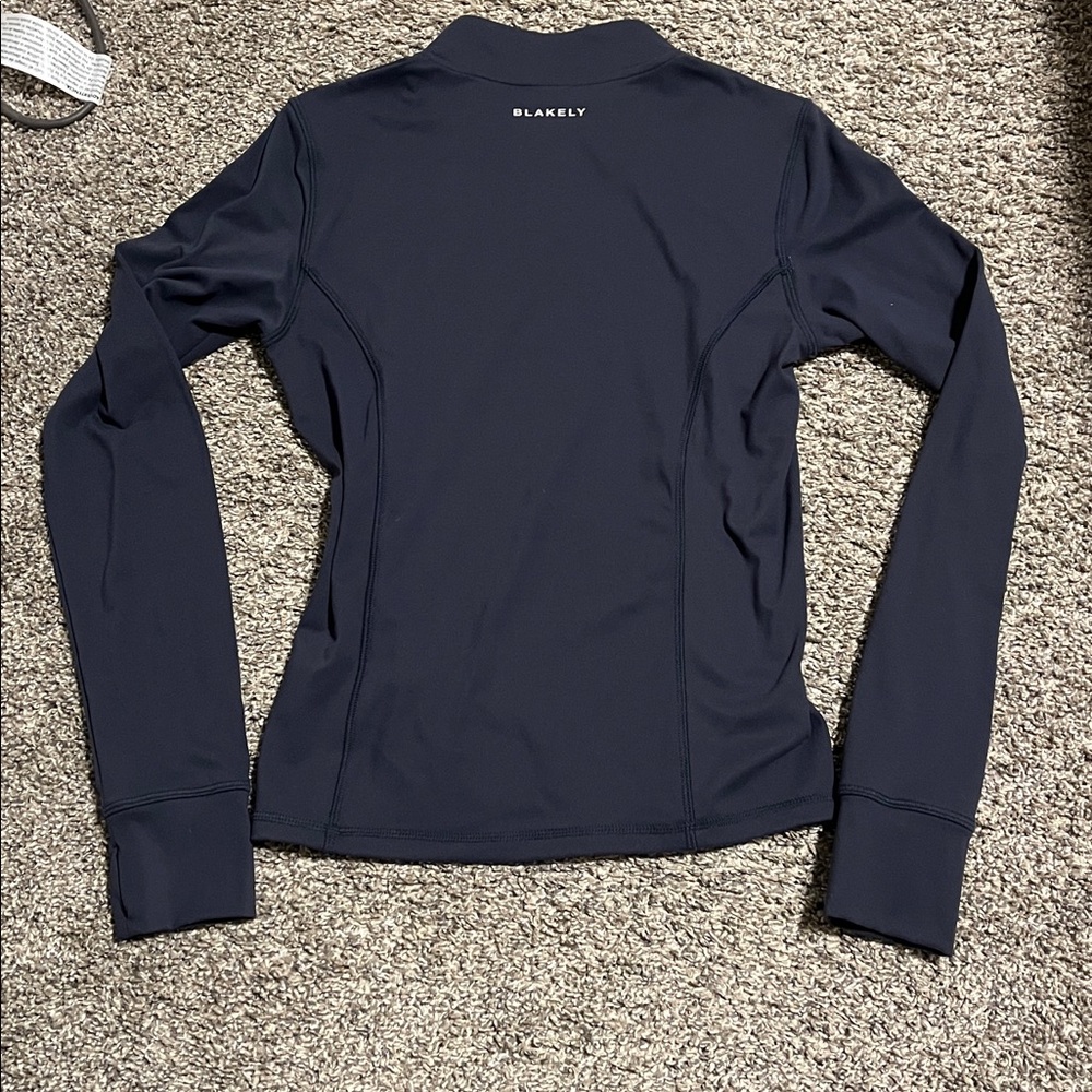 Navy workout jacket - Picture 3 of 3